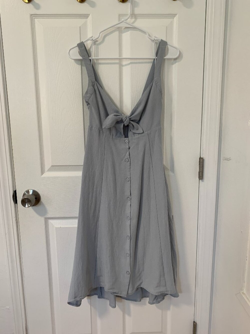 ASTR Tie Front Midi Dress XS